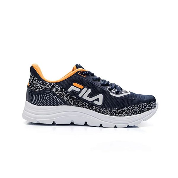 Tênis Infantil Fila Outfield F04k00020 - MARINHO/PRATA