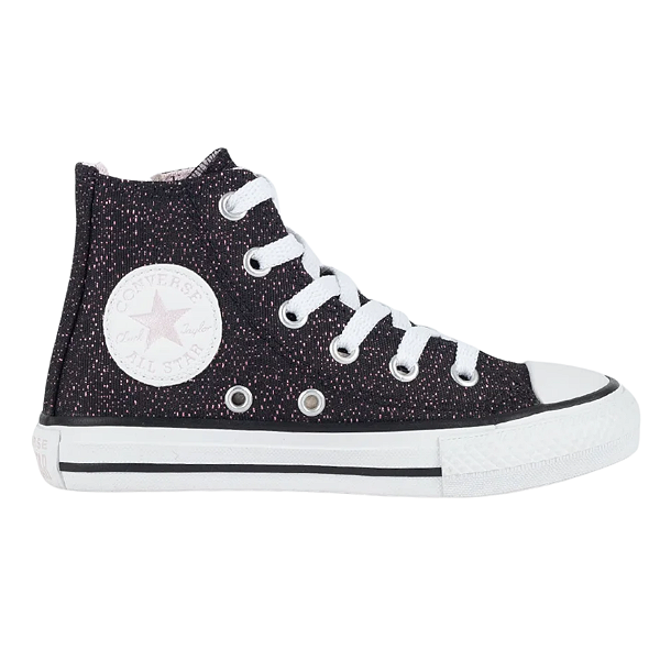 Tênis Infantil All Star Cano Alto Glitter CK11870002 - PR/RS/BR