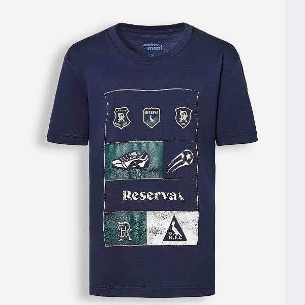 Camiseta Reserva Mini Estampa Rsv Futebol Club