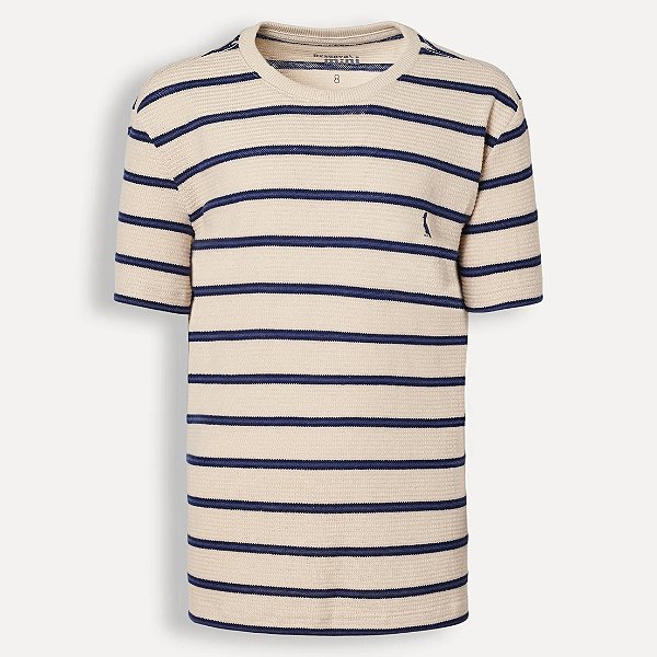 Camiseta Reserva Mini Listra e Textura