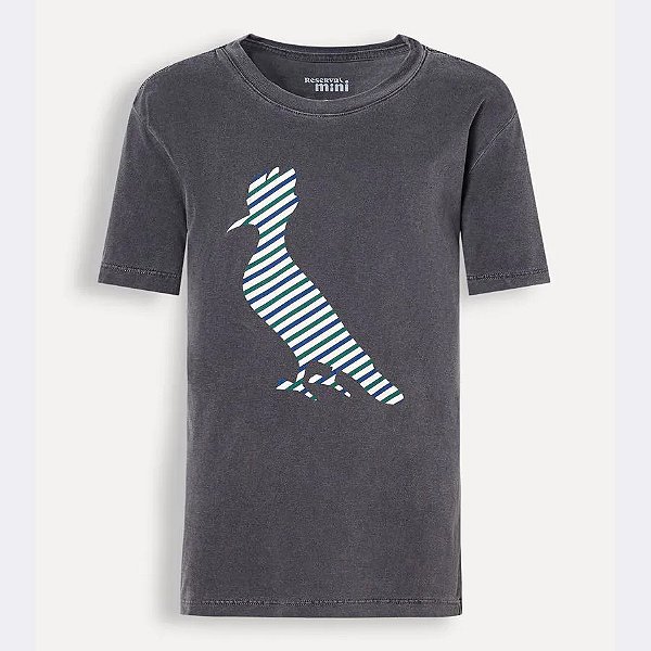 Camiseta Reserva Mini Pica Pau Stroke - PRETO