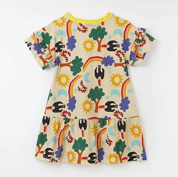Vestido Infantil Fábula Voo Alegra 518194 - ESTAMP/TRIGO