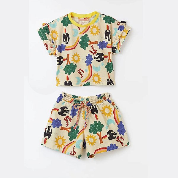 Conjunto Infantil Fábula Voo Alegra 519676 - TRIGO