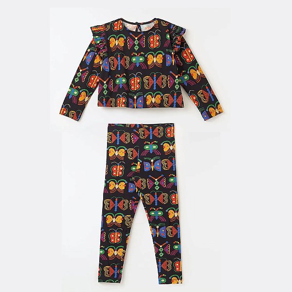 Conjunto Infantil Fábula Borbocosmos 519673 - PRETO