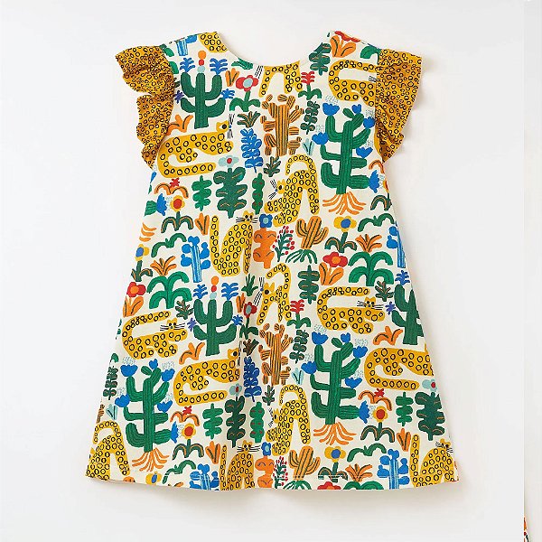 Vestido Infantil Fábula Estampa Oncita 18219 - ESTAMP/OFF