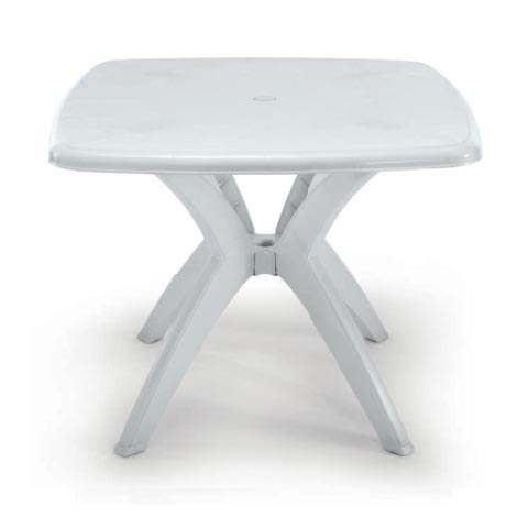 MESA DE PLÁSTICO DESMONTÁVEL QUADRADA – QUARTZO