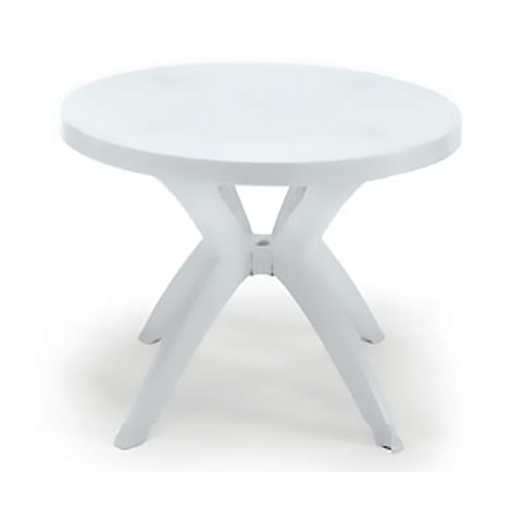 MESA DE PLÁSTICO DESMONTÁVEL REDONDA