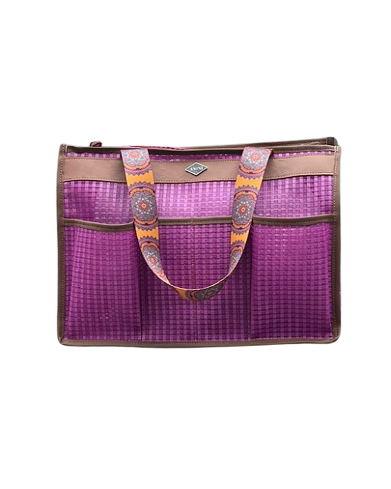 Bolsa Praia Anini Tela Roxa