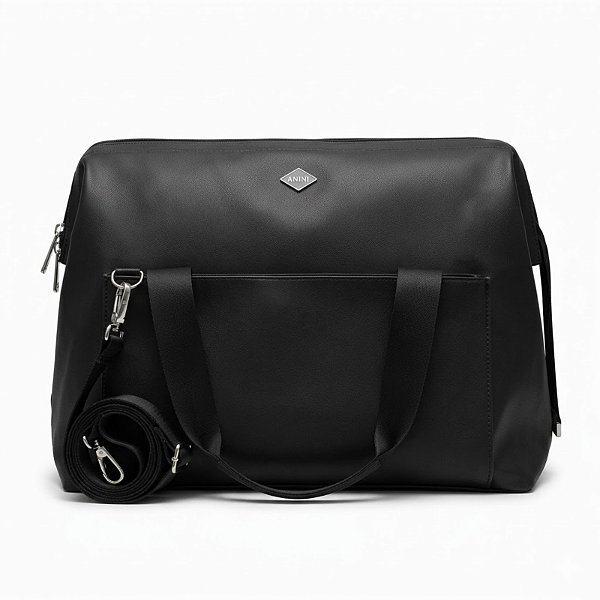 Mala de mão Anini Boca de Lobo G Preto Liso