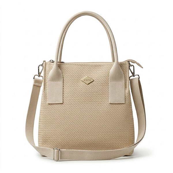 Bolsa Térmica Chique OffWhite Palha