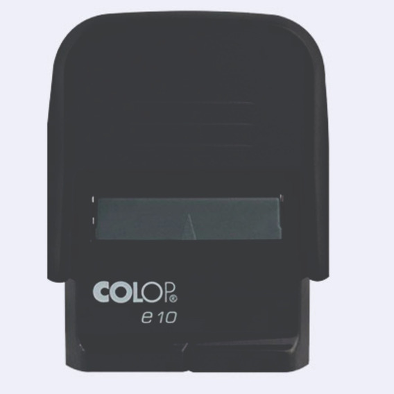 COLOP e10 - Colop ECONOMY Printer C10/P10 MAIS VENDIDO Preto 10 x 27 mm (SEM PERSONALIZAÇÃO)