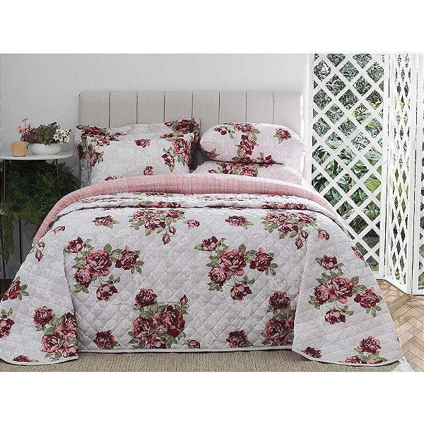 Jogo de Cama Duplo Queen 140 Fios Lia Realce Premium Sultan
