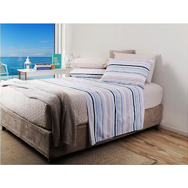 Jogo de Cama Duplo Casal 4 Pçs Cancun Sonhare Bronze Sultan