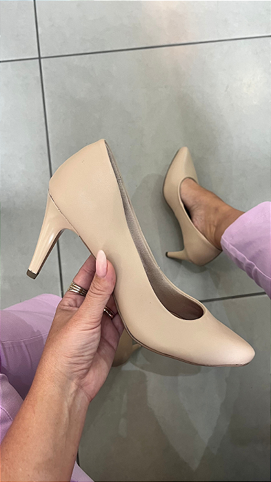 Scarpin Salto Fino Bc Napa Bistrô Nude