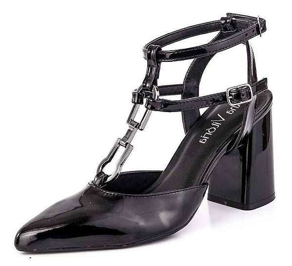sapato scarpin aberto