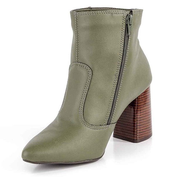 bota salto bloco cano curto