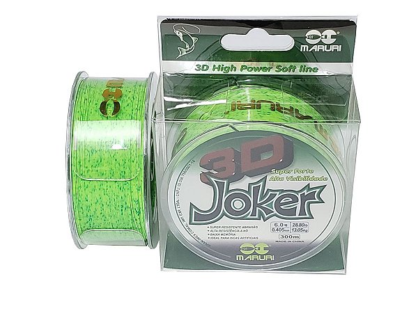 Linha Monofilamento Maruri JOKER 3D - 300m