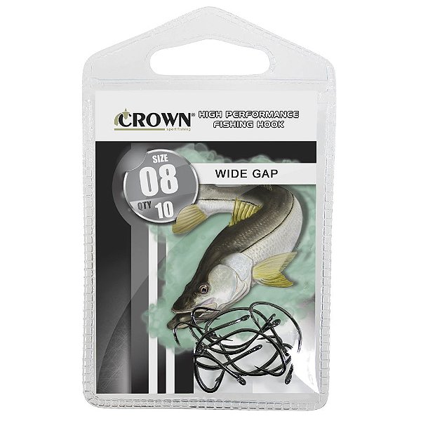 .Anzol Wide Gap Black - Crown