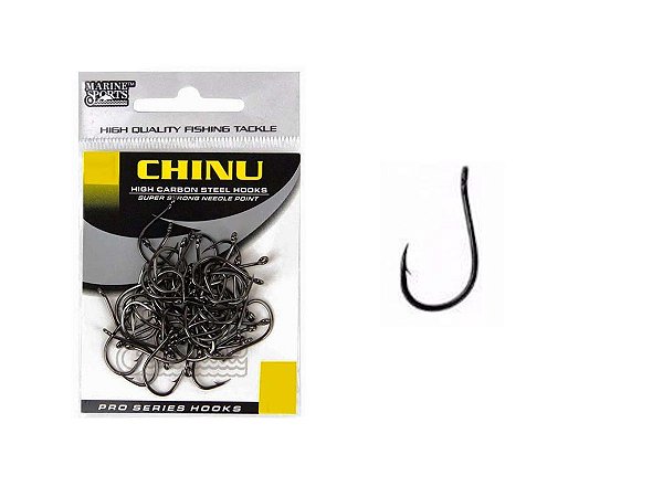 Anzol CHINU Marine Sports - Black Níquel - Tamanhos