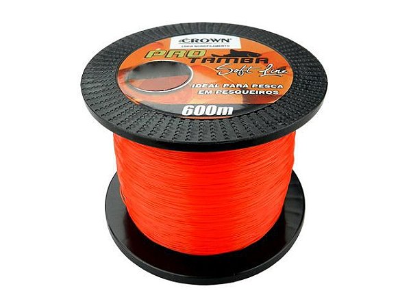 LINHA PRO TAMBA SOFT ORANGE 0,37MM 600MTR