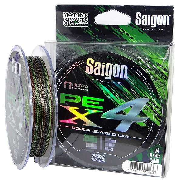 Linha Multifilamento Saigon 4X Camo - Marine 150 m