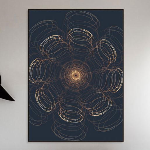 Quadro Decorativo Mandala 3. Artista: Bruno Glad