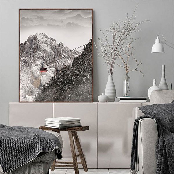 Quadro Decorativo Montanhas do Gelo. Artista: Lorenzo Rizzo