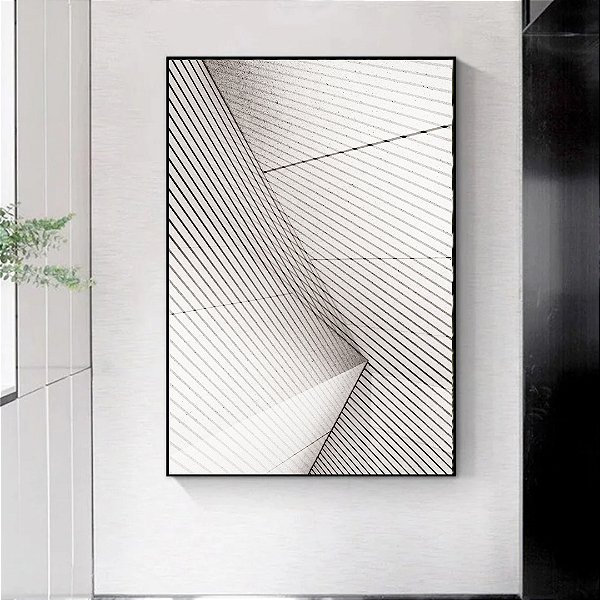 Quadro Decorativo Linhas do tempo. Coleção Assinada: Paola Cury