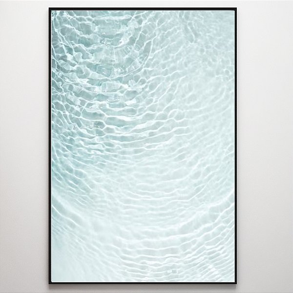 Quadro decorativo movimento da água. Coleção assinada: Tamires Marques.