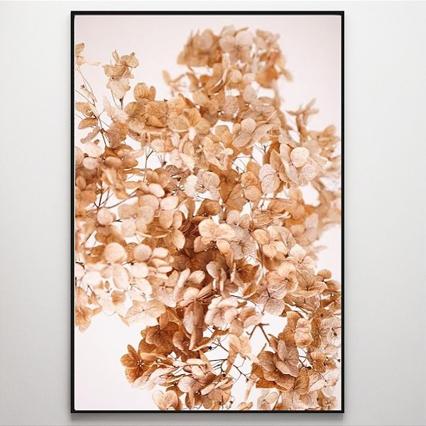 Quadro Decorativo flores delicadas. Coleção Assinada: Tamires Marques.