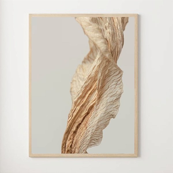 Quadro decorativo Tons neutros. Coleção assinada: Tamires Marques.