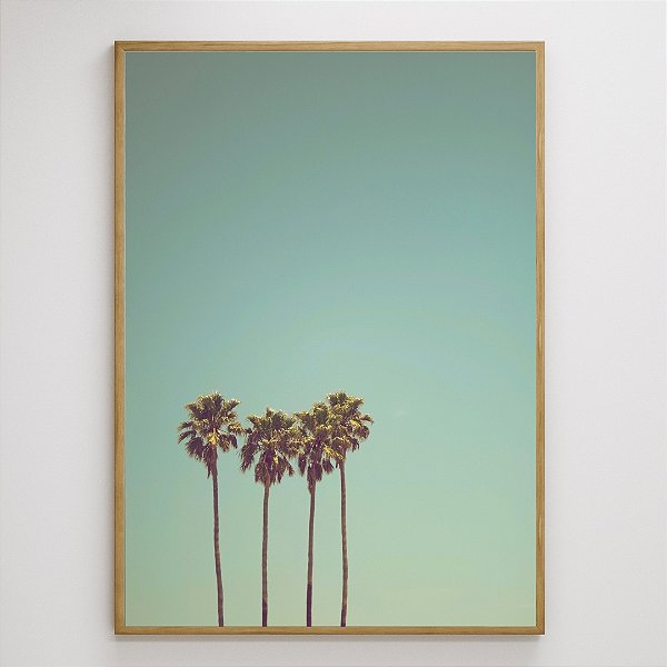 Quadro Decorativo Coqueiros