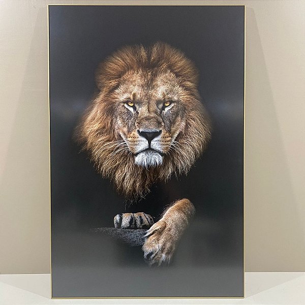 Quadro decorativo Leão