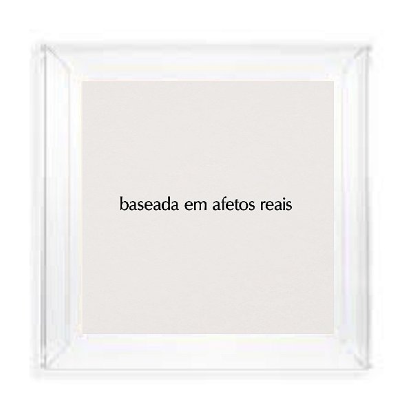 Quadro Caixa Acrílica Cristal - Frases