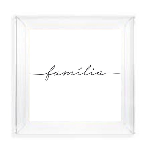 Quadro Caixa Acrílica Cristal - Frases