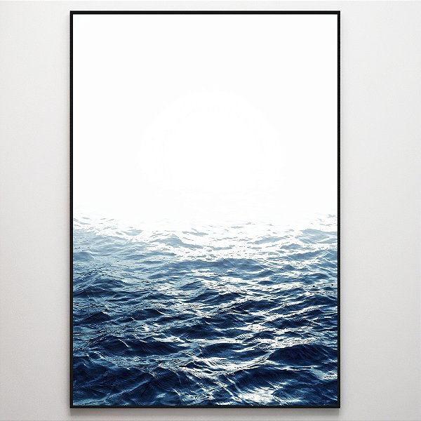 Quadro Decorativo Mar azul.