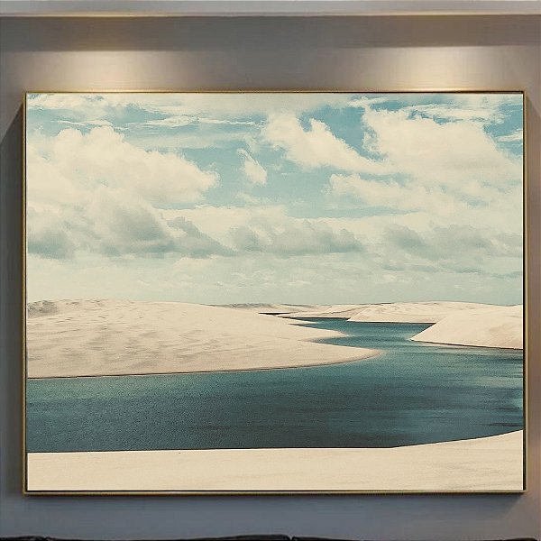 Quadro Decorativo Dunas no verão.