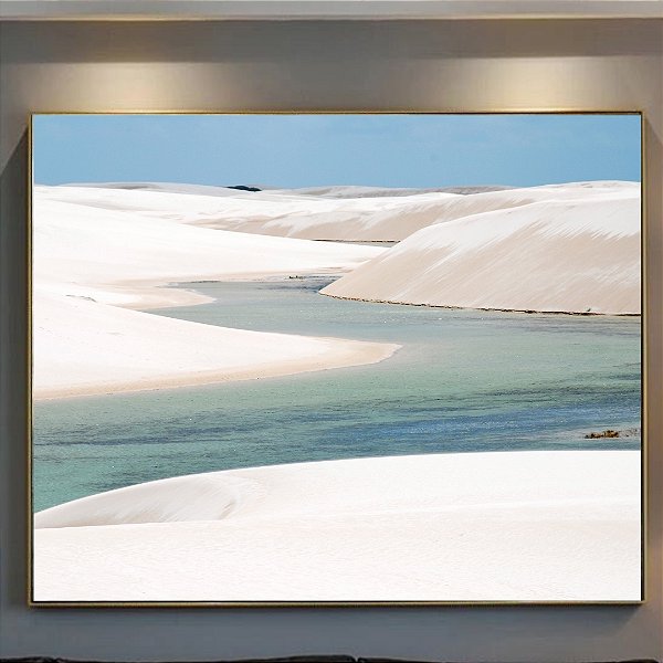 Quadro Decorativo Dunas no verão.