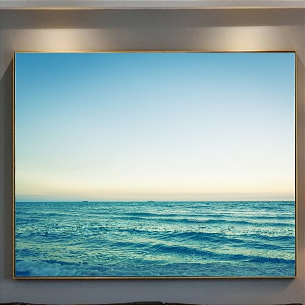 Quadro Decorativo Abstrato Mar.