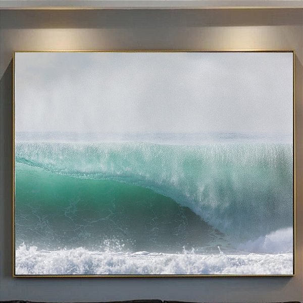 Quadro Decorativo Onda do mar.