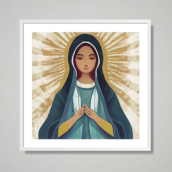 Quadro decorativo Nossa Senhora.