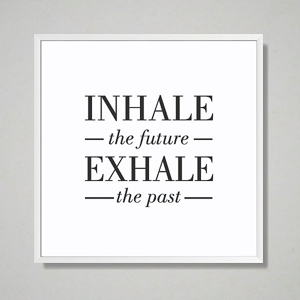 Quadro decorativo Frase.