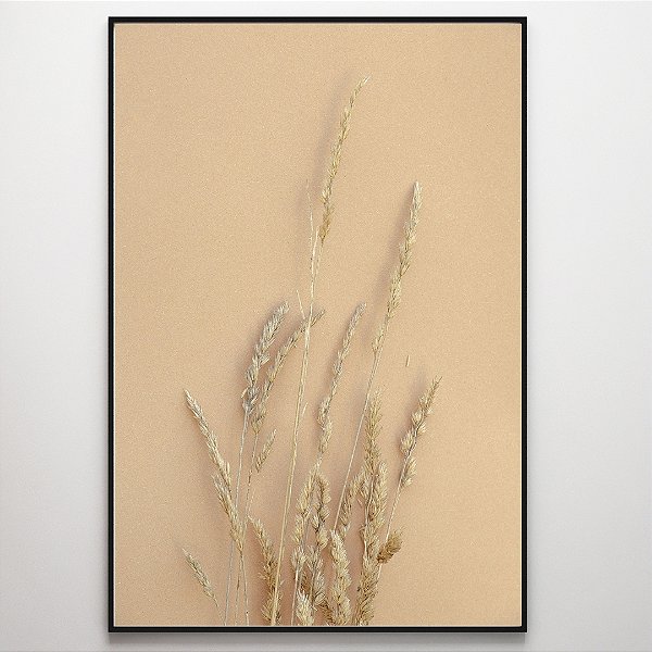 Quadro Decorativo Flor de trigo.