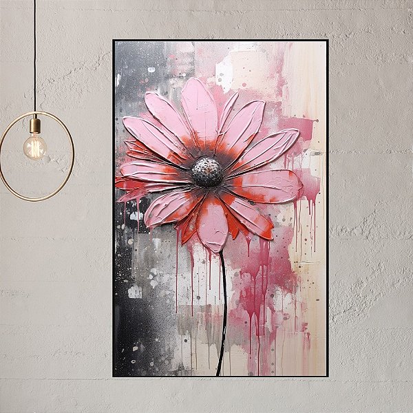 Quadro Decorativo Flor. Artista: Daniel Stanislauskas