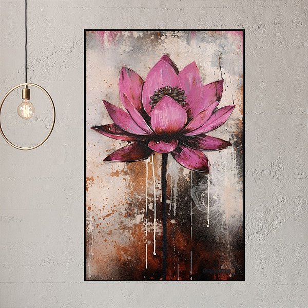 Quadro Decorativo Flor. Artista: Daniel Stanislauskas