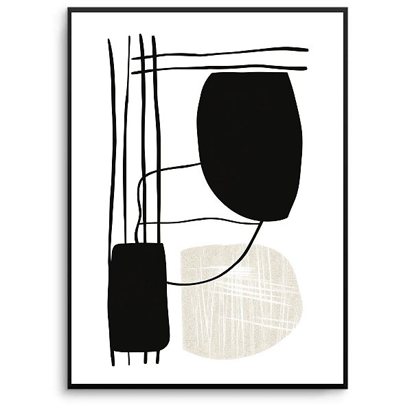 Quadro Decorativo Abstrato escuros. Artista: Jonathan Borba