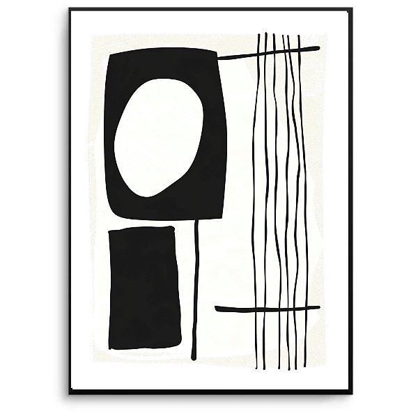 Quadro Decorativo Abstrato escuros. Artista: Jonathan Borba
