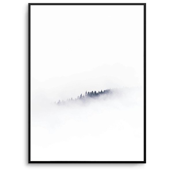 Quadro Decorativo Montanha minimalista.