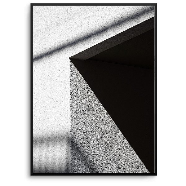 Quadro Decorativo Arquitetura minimalista.