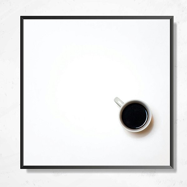 Quadro decorativo Xícara de café.